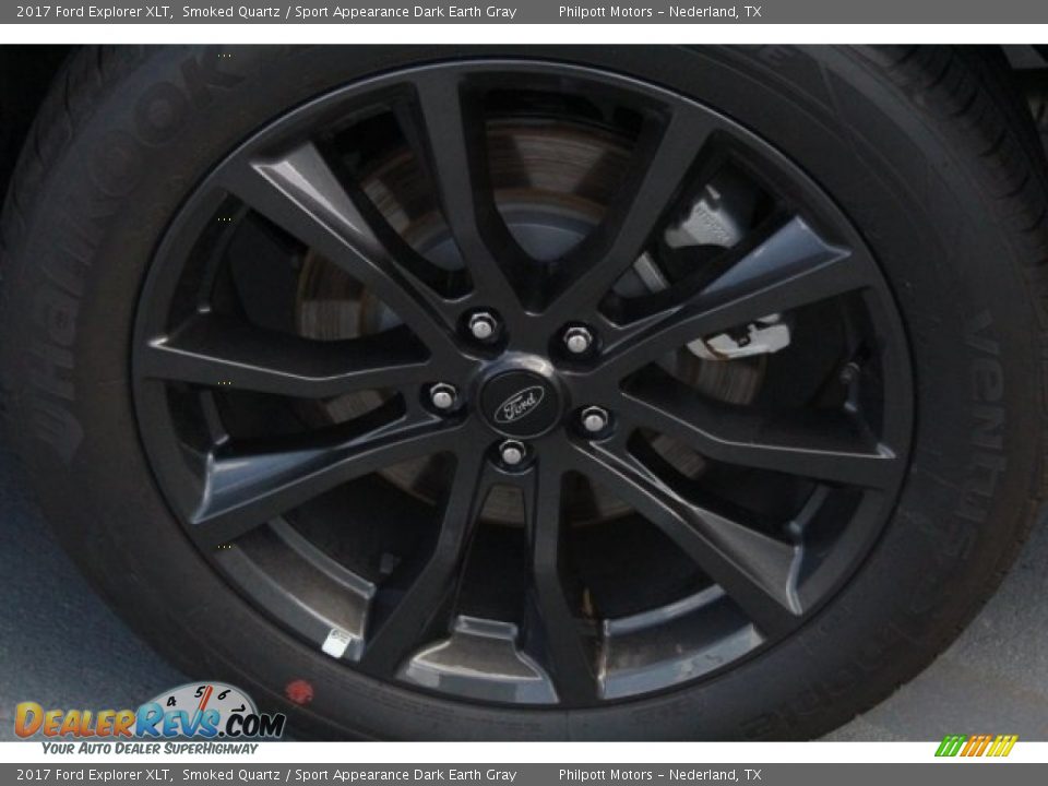 2017 Ford Explorer XLT Smoked Quartz / Sport Appearance Dark Earth Gray Photo #6