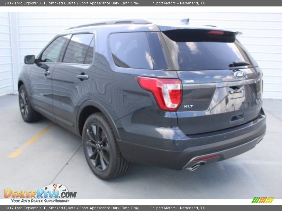 2017 Ford Explorer XLT Smoked Quartz / Sport Appearance Dark Earth Gray Photo #7