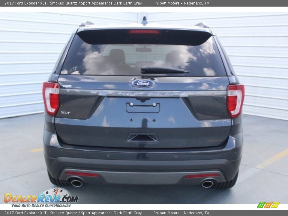 2017 Ford Explorer XLT Smoked Quartz / Sport Appearance Dark Earth Gray Photo #8