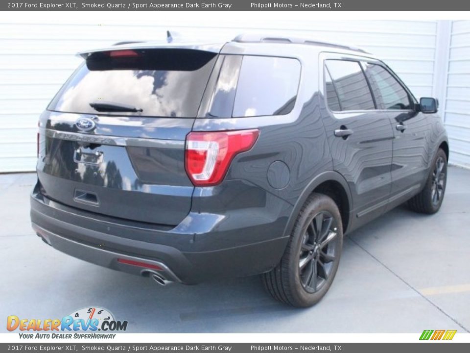 2017 Ford Explorer XLT Smoked Quartz / Sport Appearance Dark Earth Gray Photo #9