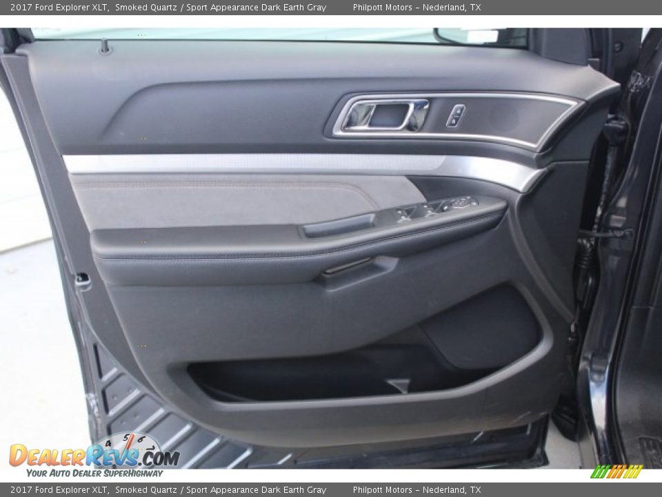 2017 Ford Explorer XLT Smoked Quartz / Sport Appearance Dark Earth Gray Photo #10
