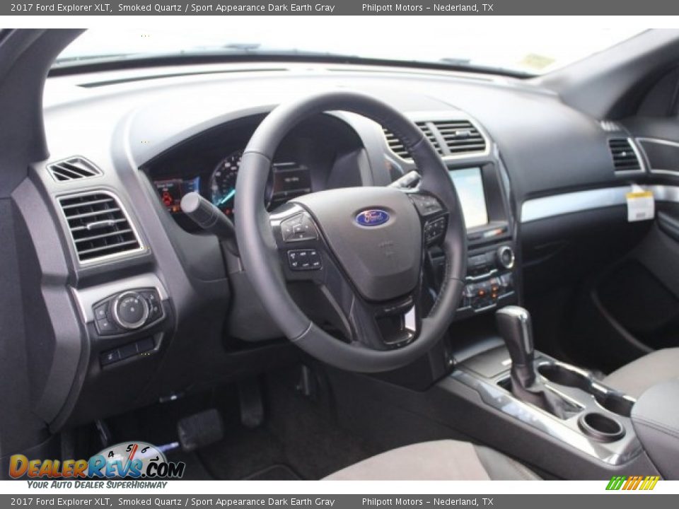 2017 Ford Explorer XLT Smoked Quartz / Sport Appearance Dark Earth Gray Photo #11