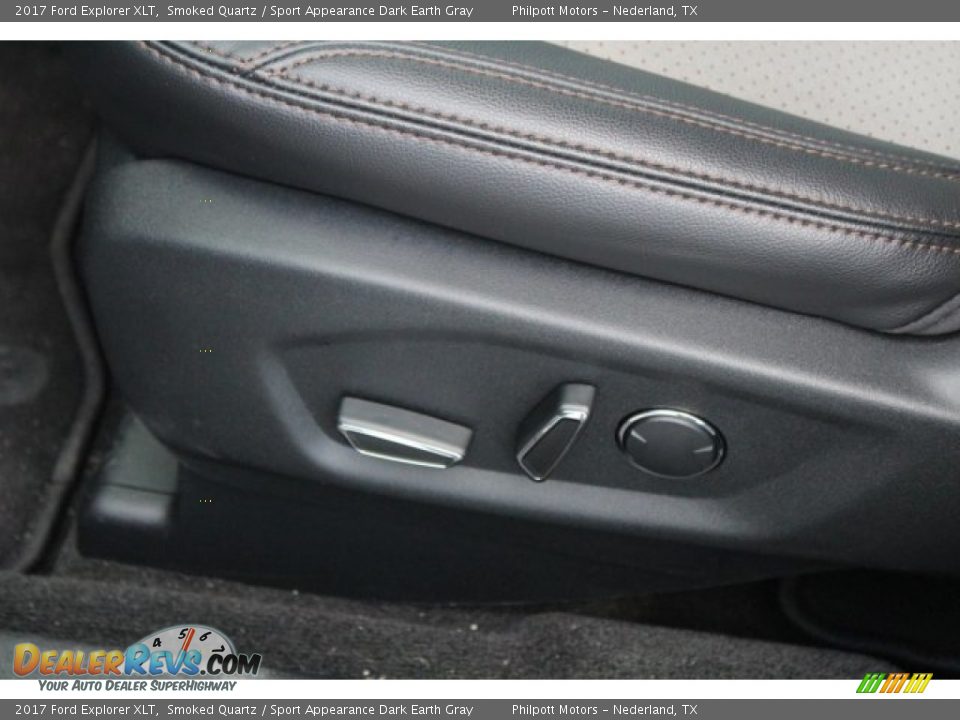 2017 Ford Explorer XLT Smoked Quartz / Sport Appearance Dark Earth Gray Photo #13