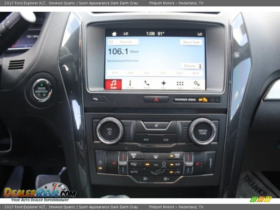 2017 Ford Explorer XLT Smoked Quartz / Sport Appearance Dark Earth Gray Photo #18