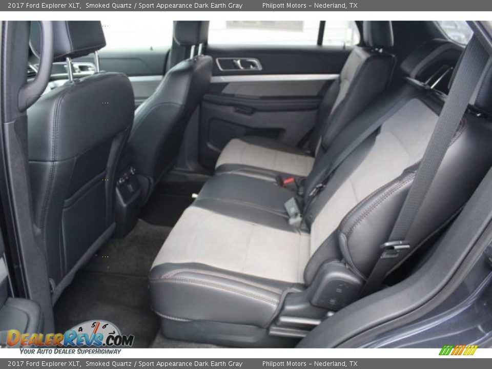 2017 Ford Explorer XLT Smoked Quartz / Sport Appearance Dark Earth Gray Photo #23