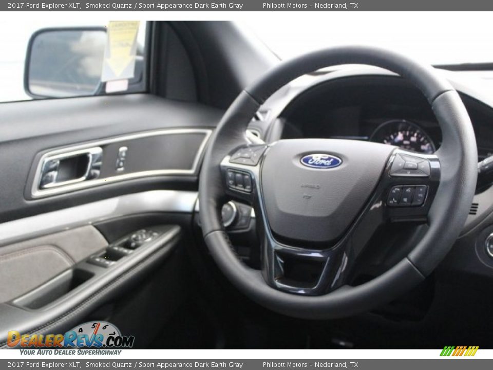 2017 Ford Explorer XLT Smoked Quartz / Sport Appearance Dark Earth Gray Photo #25