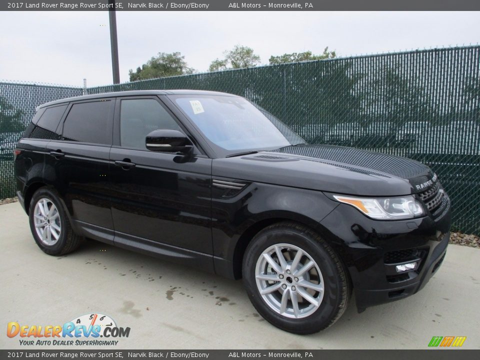 2017 Land Rover Range Rover Sport SE Narvik Black / Ebony/Ebony Photo #1