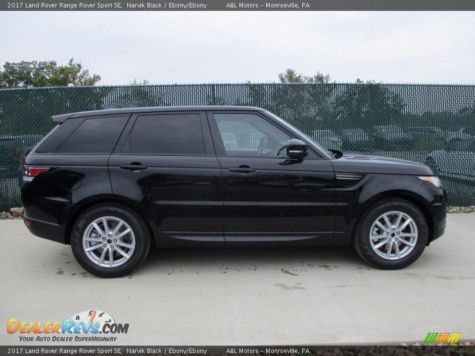 2017 Land Rover Range Rover Sport SE Narvik Black / Ebony/Ebony Photo #2