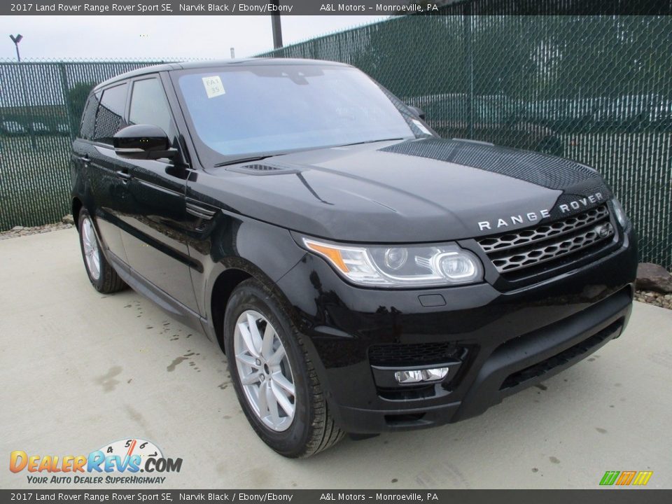 2017 Land Rover Range Rover Sport SE Narvik Black / Ebony/Ebony Photo #6