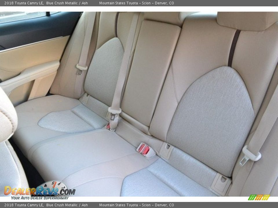 2018 Toyota Camry LE Blue Crush Metallic / Ash Photo #7