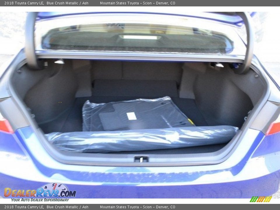 2018 Toyota Camry LE Blue Crush Metallic / Ash Photo #8