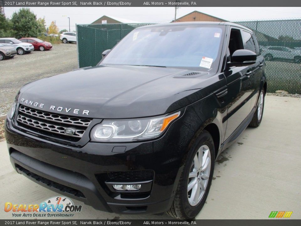 2017 Land Rover Range Rover Sport SE Narvik Black / Ebony/Ebony Photo #8