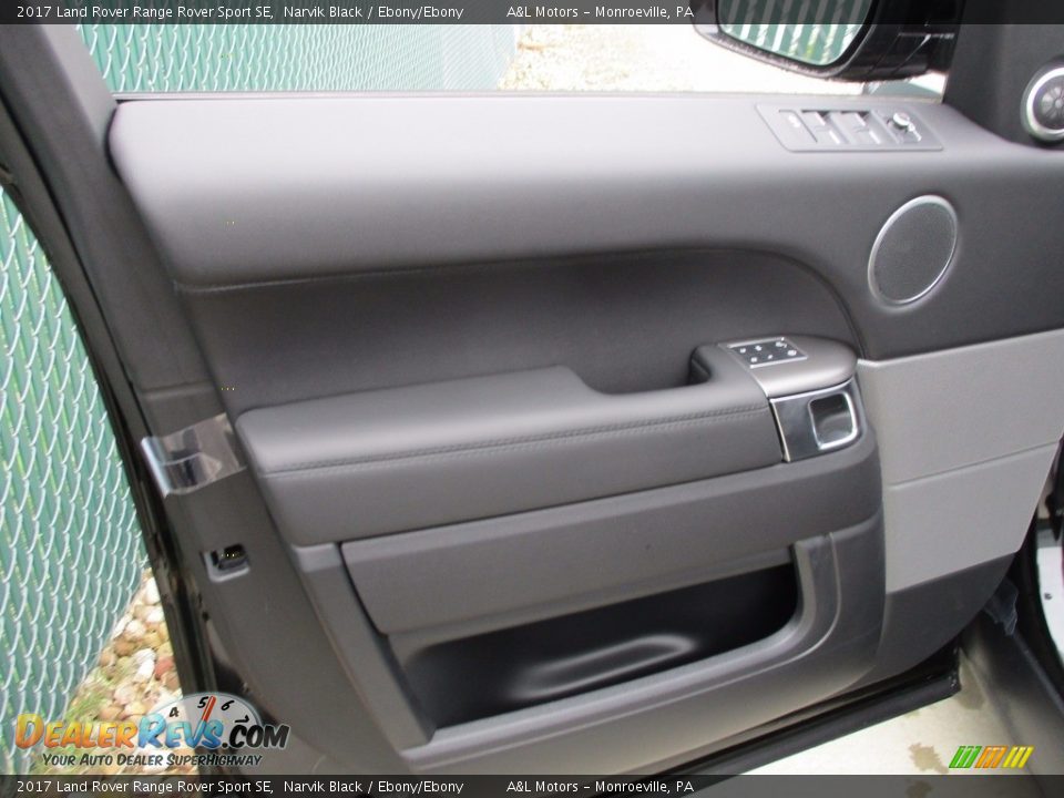 2017 Land Rover Range Rover Sport SE Narvik Black / Ebony/Ebony Photo #9