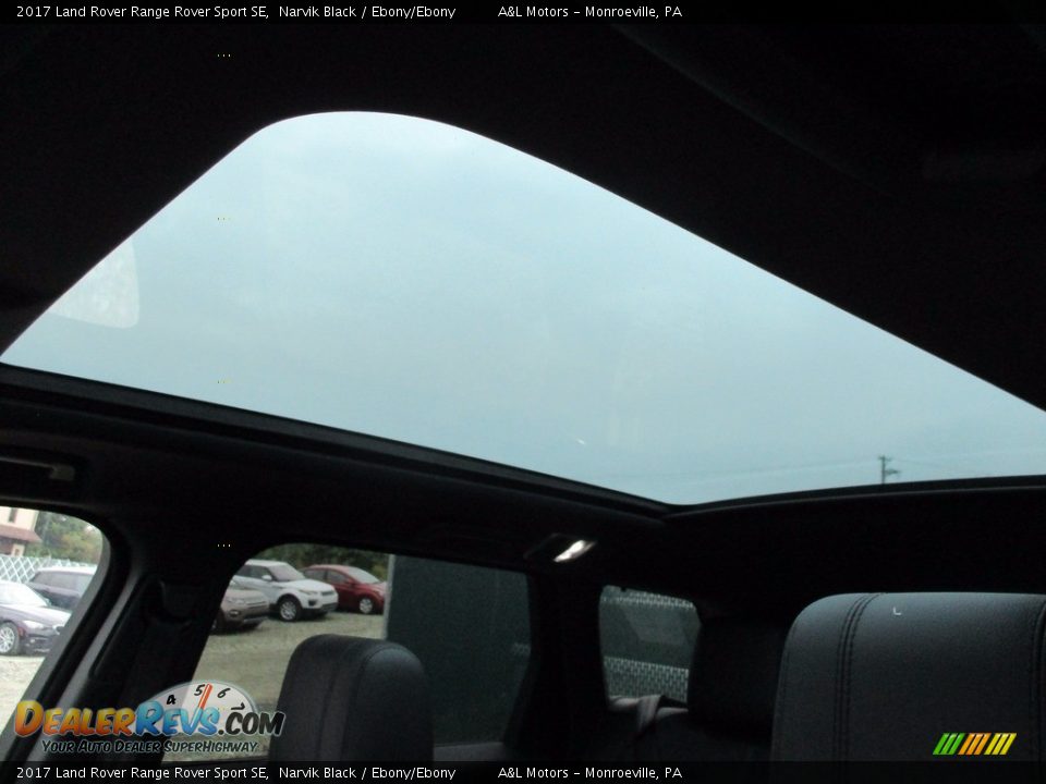2017 Land Rover Range Rover Sport SE Narvik Black / Ebony/Ebony Photo #10