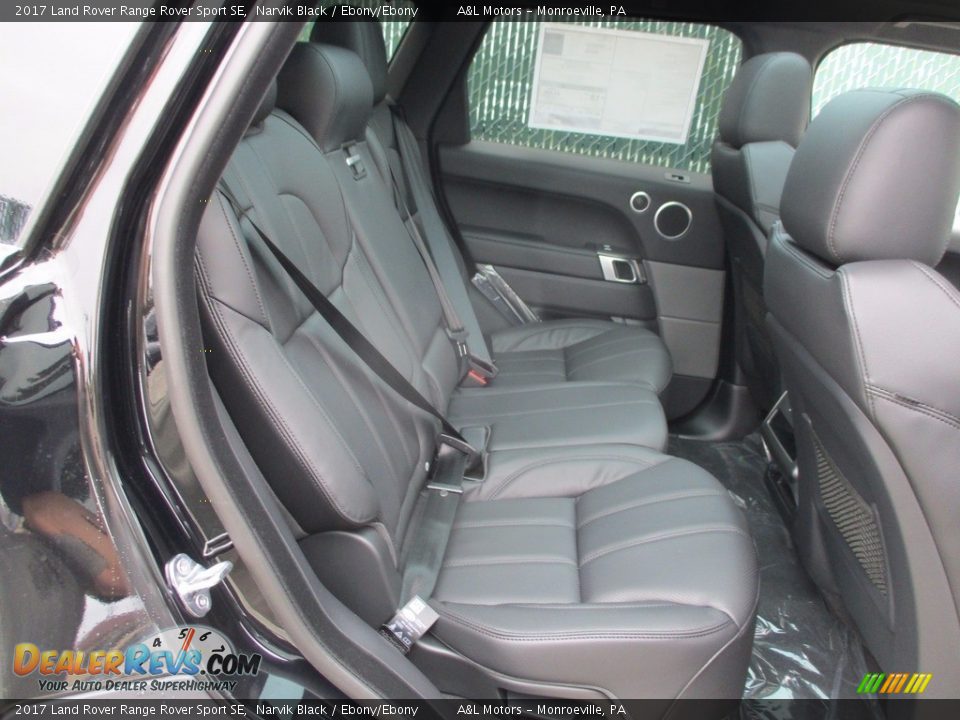 2017 Land Rover Range Rover Sport SE Narvik Black / Ebony/Ebony Photo #12