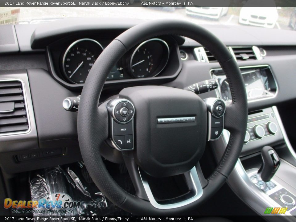 2017 Land Rover Range Rover Sport SE Narvik Black / Ebony/Ebony Photo #14