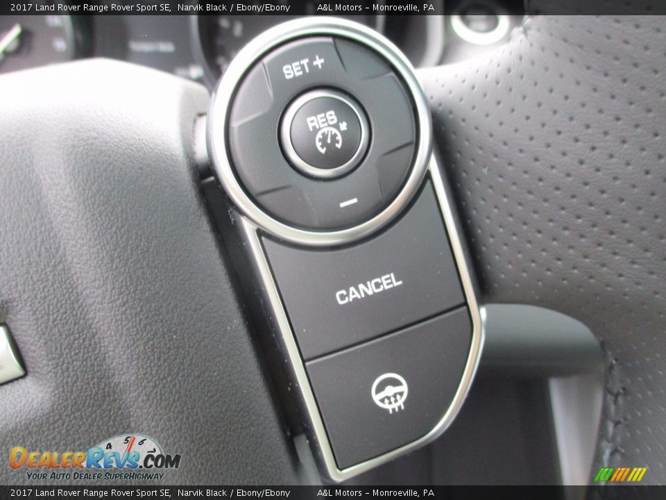 2017 Land Rover Range Rover Sport SE Narvik Black / Ebony/Ebony Photo #17