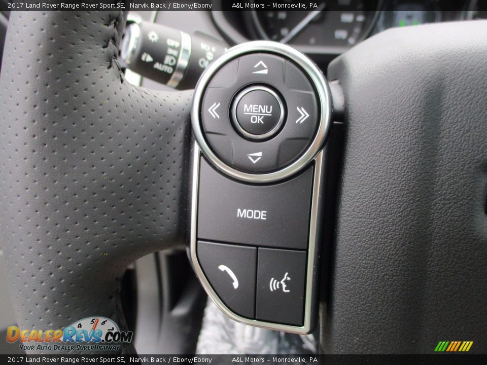 2017 Land Rover Range Rover Sport SE Narvik Black / Ebony/Ebony Photo #18