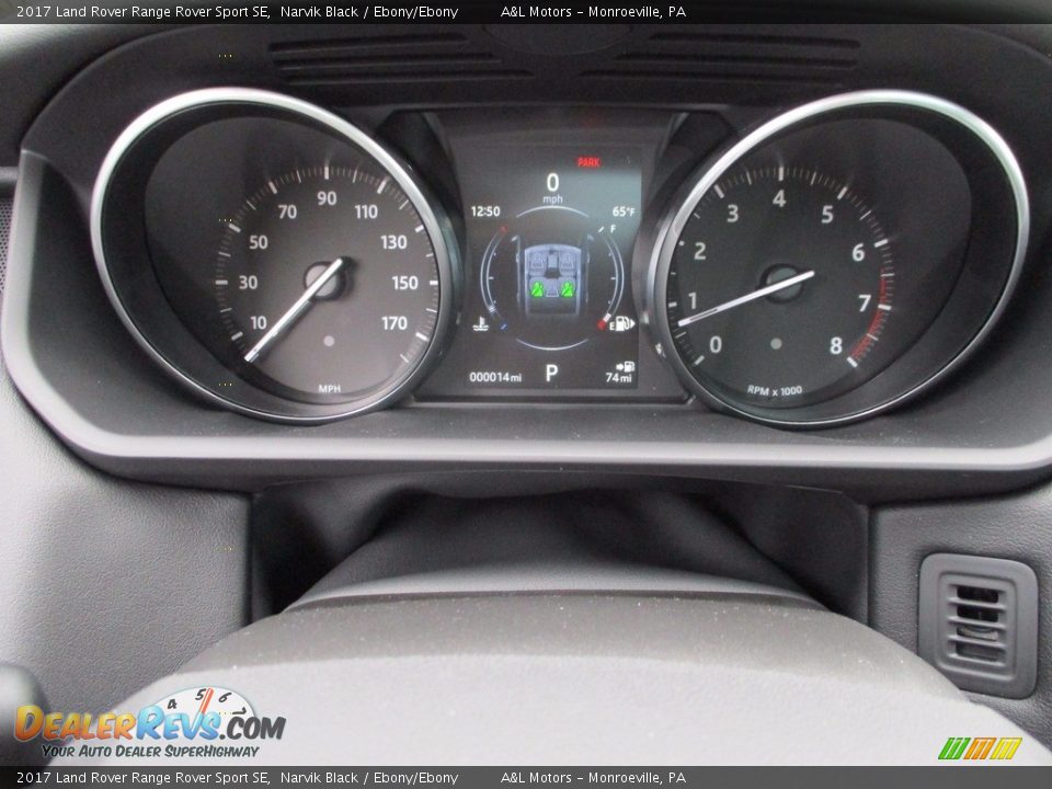 2017 Land Rover Range Rover Sport SE Narvik Black / Ebony/Ebony Photo #20