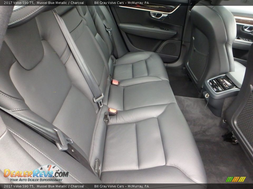 Rear Seat of 2017 Volvo S90 T5 Photo #13