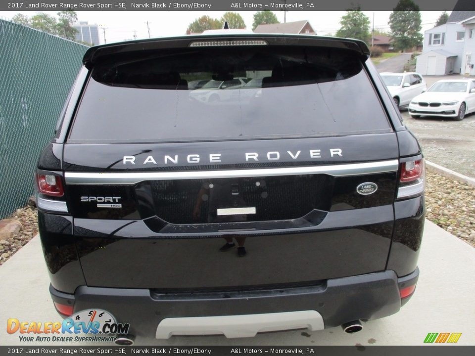2017 Land Rover Range Rover Sport HSE Narvik Black / Ebony/Ebony Photo #4