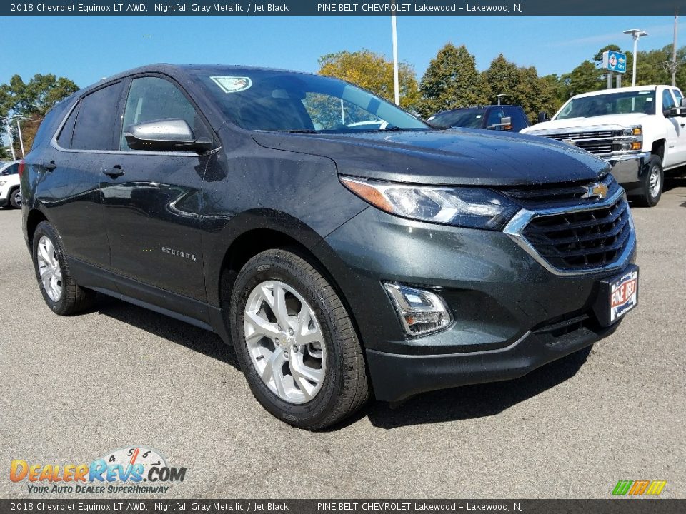 2018 Chevrolet Equinox LT AWD Nightfall Gray Metallic / Jet Black Photo #1
