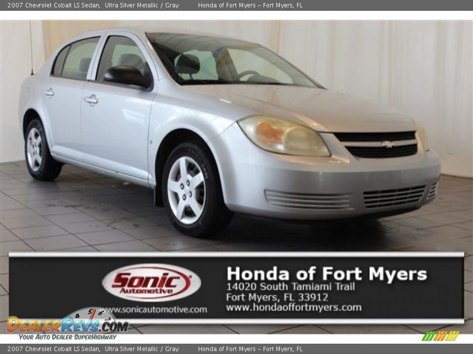 2007 Chevrolet Cobalt LS Sedan Ultra Silver Metallic / Gray Photo #1