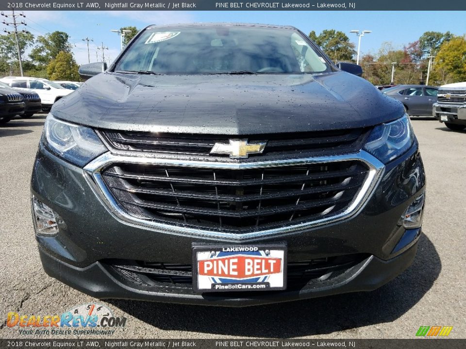 2018 Chevrolet Equinox LT AWD Nightfall Gray Metallic / Jet Black Photo #2