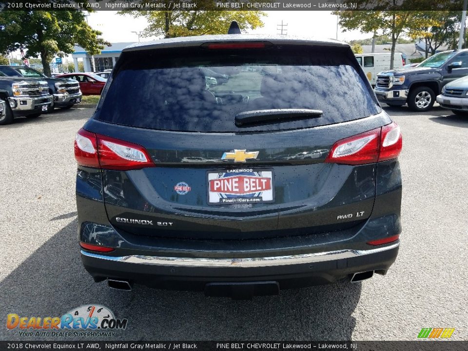 2018 Chevrolet Equinox LT AWD Nightfall Gray Metallic / Jet Black Photo #5