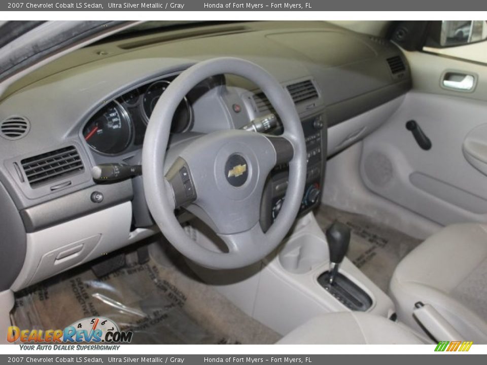 2007 Chevrolet Cobalt LS Sedan Ultra Silver Metallic / Gray Photo #11