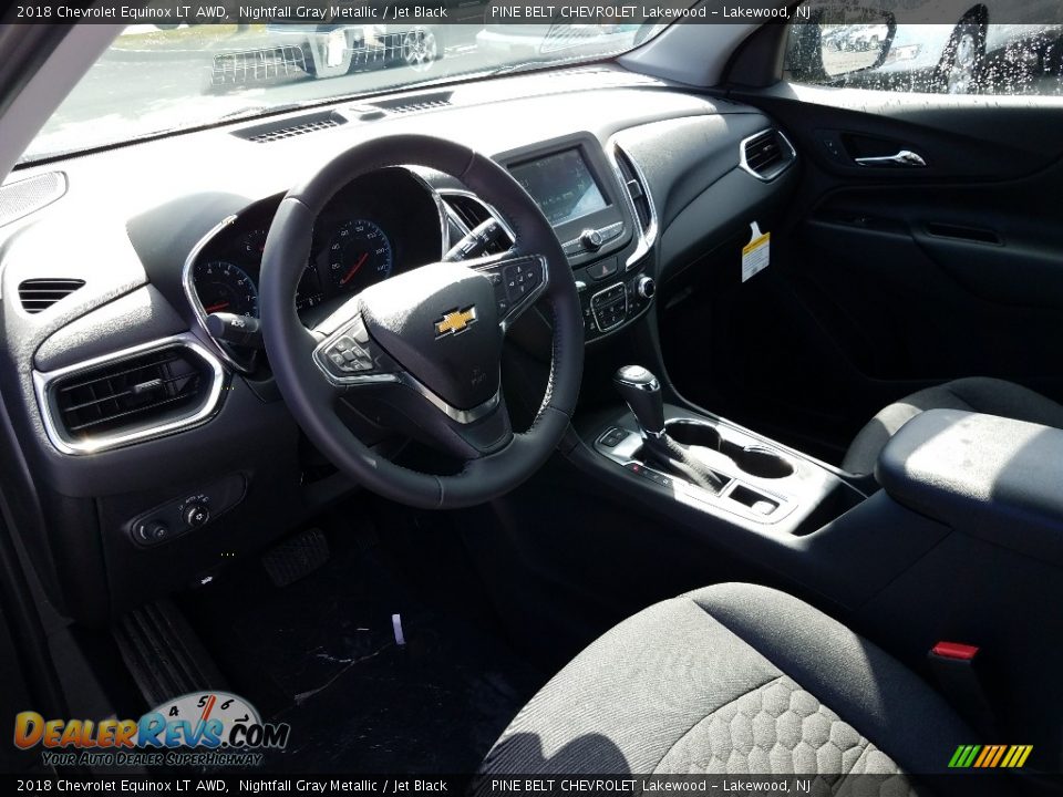 2018 Chevrolet Equinox LT AWD Nightfall Gray Metallic / Jet Black Photo #7