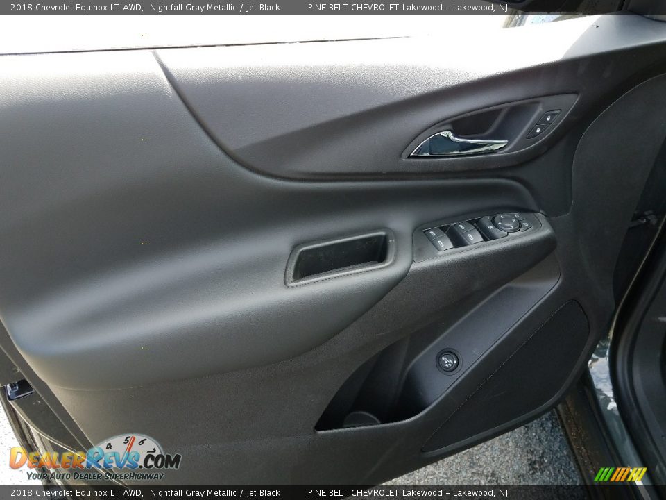 2018 Chevrolet Equinox LT AWD Nightfall Gray Metallic / Jet Black Photo #8