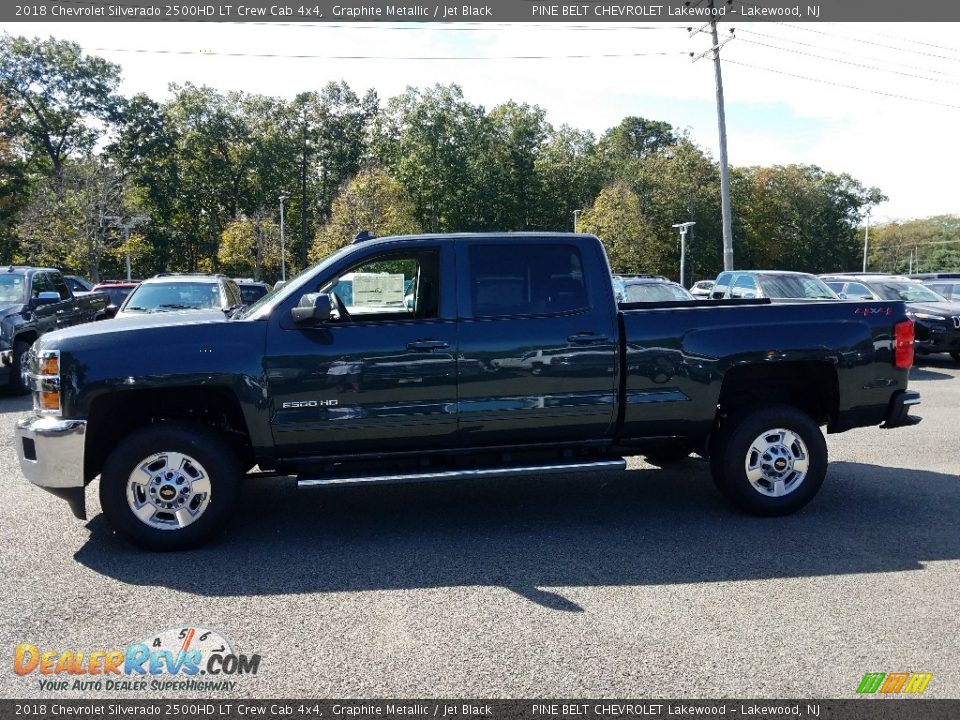 2018 Chevrolet Silverado 2500HD LT Crew Cab 4x4 Graphite Metallic / Jet Black Photo #3