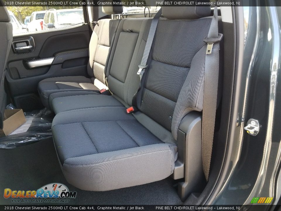Rear Seat of 2018 Chevrolet Silverado 2500HD LT Crew Cab 4x4 Photo #6