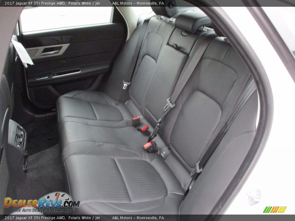 2017 Jaguar XF 35t Prestige AWD Polaris White / Jet Photo #13