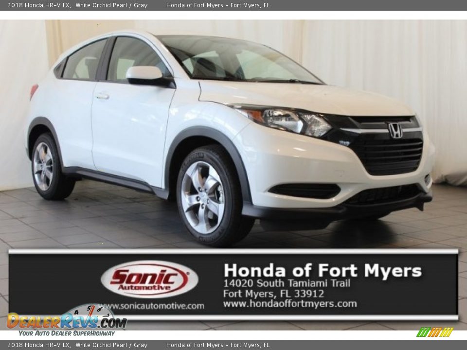 2018 Honda HR-V LX White Orchid Pearl / Gray Photo #1
