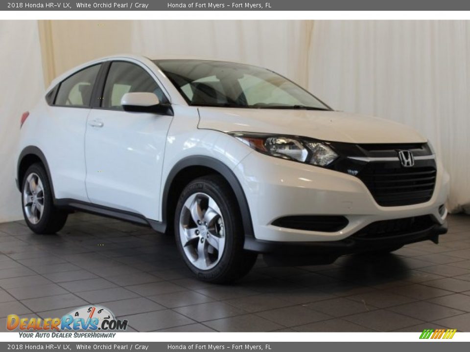 2018 Honda HR-V LX White Orchid Pearl / Gray Photo #2