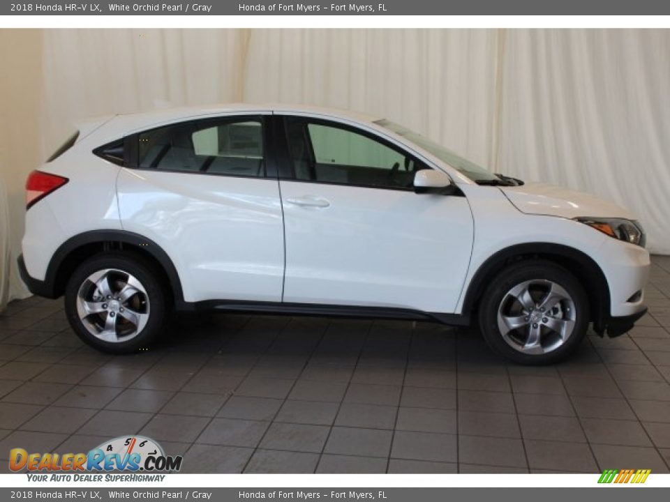 2018 Honda HR-V LX White Orchid Pearl / Gray Photo #3