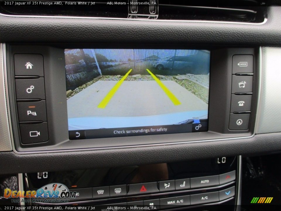 2017 Jaguar XF 35t Prestige AWD Polaris White / Jet Photo #17