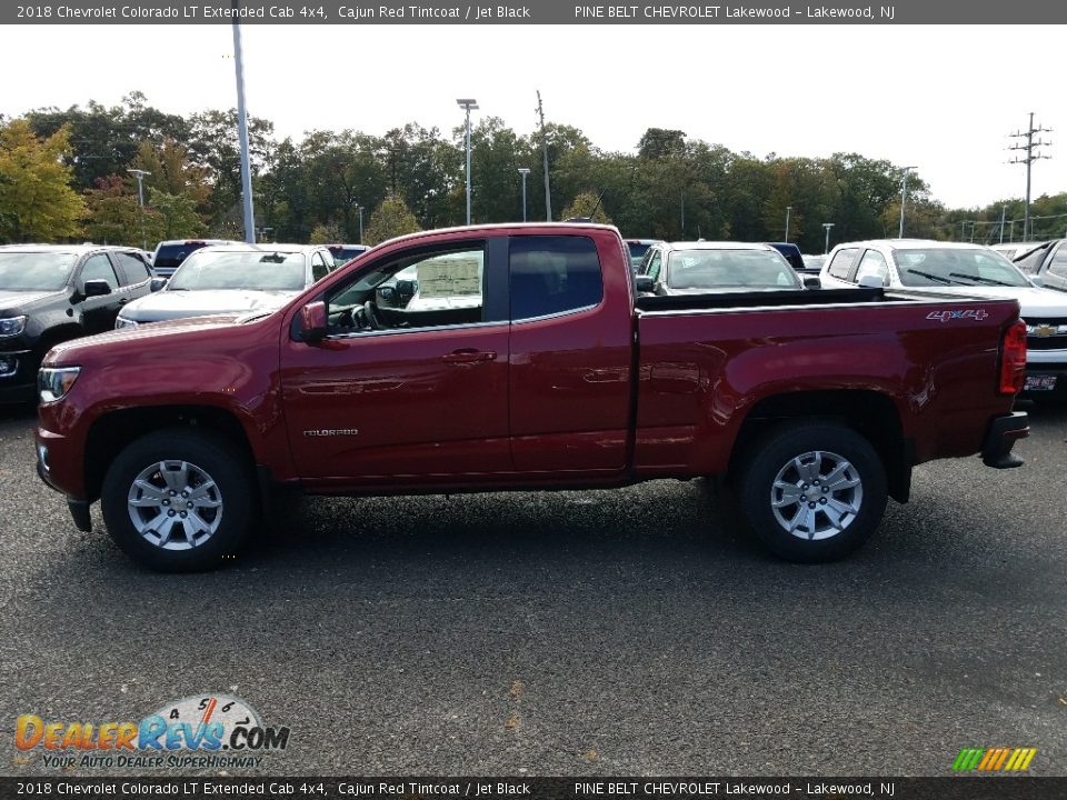 2018 Chevrolet Colorado LT Extended Cab 4x4 Cajun Red Tintcoat / Jet Black Photo #3