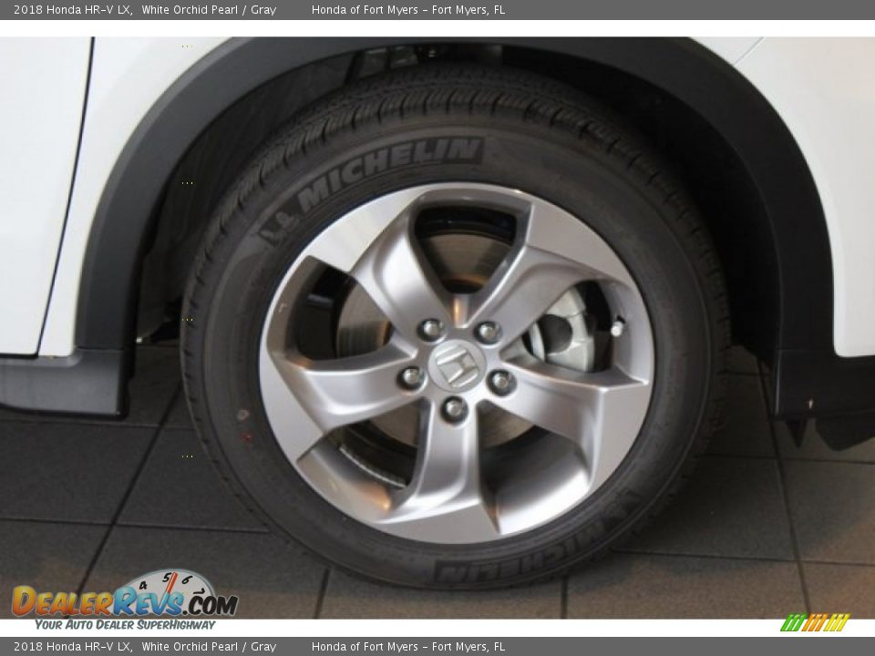 2018 Honda HR-V LX White Orchid Pearl / Gray Photo #8