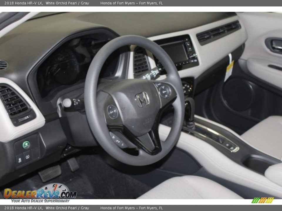 2018 Honda HR-V LX White Orchid Pearl / Gray Photo #12
