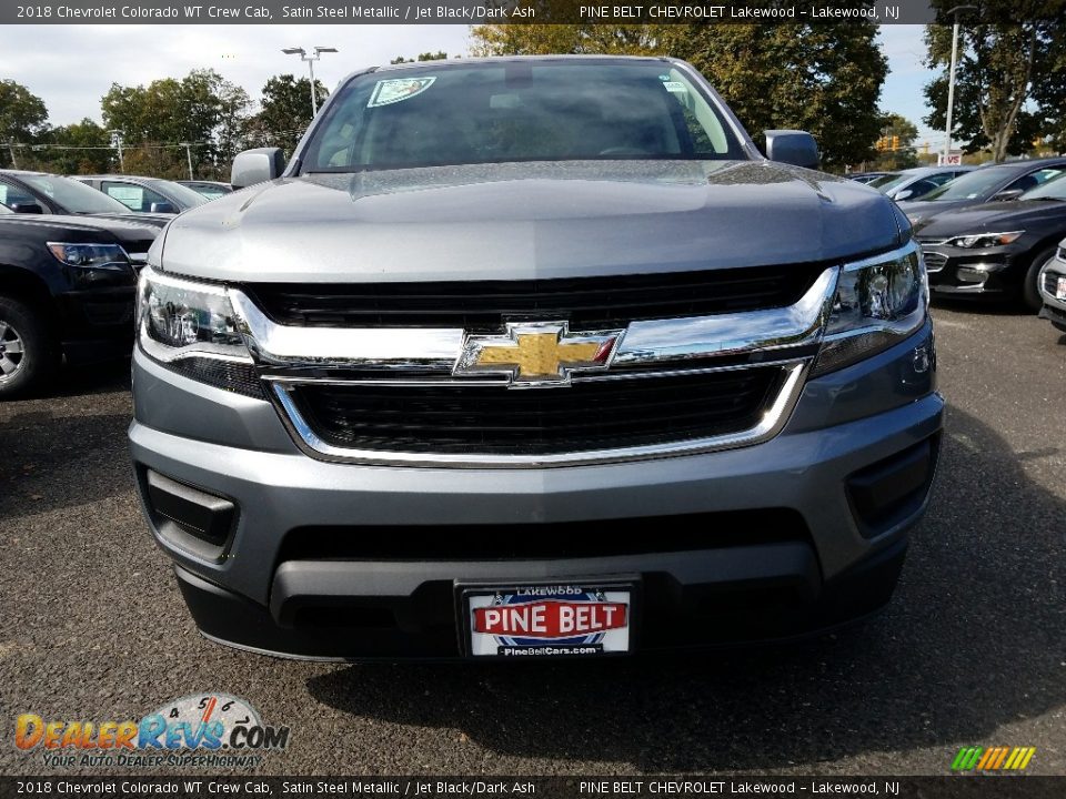 2018 Chevrolet Colorado WT Crew Cab Satin Steel Metallic / Jet Black/Dark Ash Photo #2