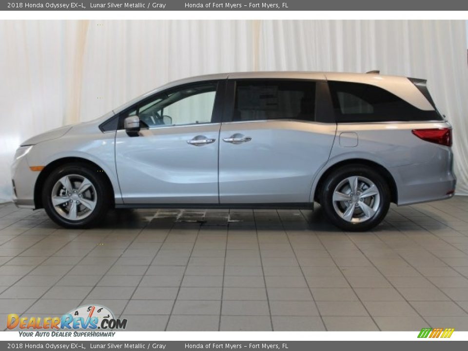 2018 Honda Odyssey EX-L Lunar Silver Metallic / Gray Photo #4