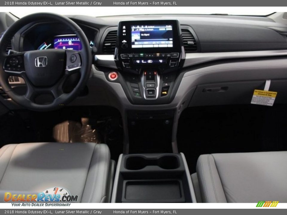2018 Honda Odyssey EX-L Lunar Silver Metallic / Gray Photo #8