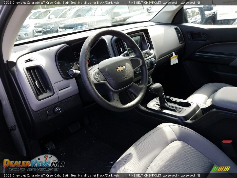 2018 Chevrolet Colorado WT Crew Cab Satin Steel Metallic / Jet Black/Dark Ash Photo #7