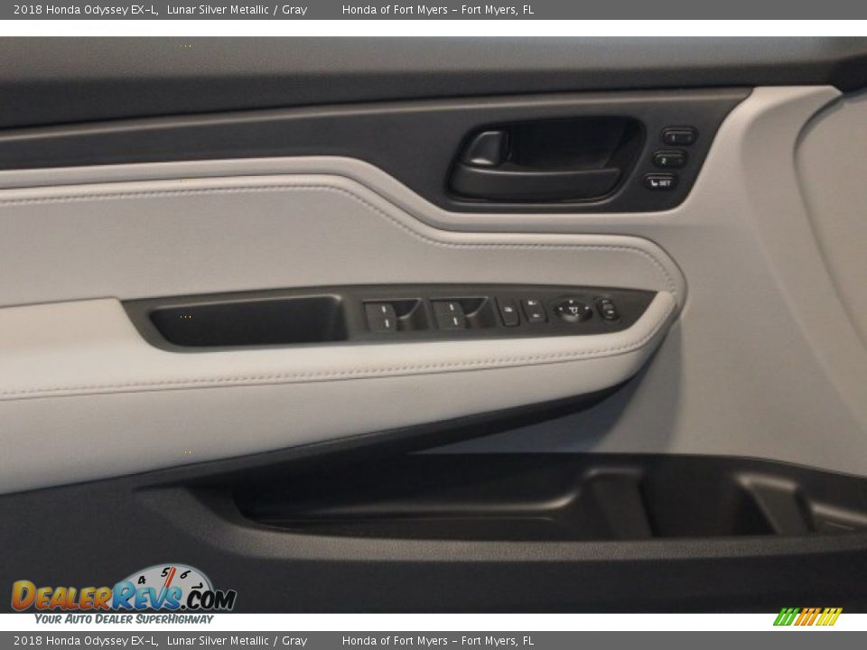 2018 Honda Odyssey EX-L Lunar Silver Metallic / Gray Photo #9