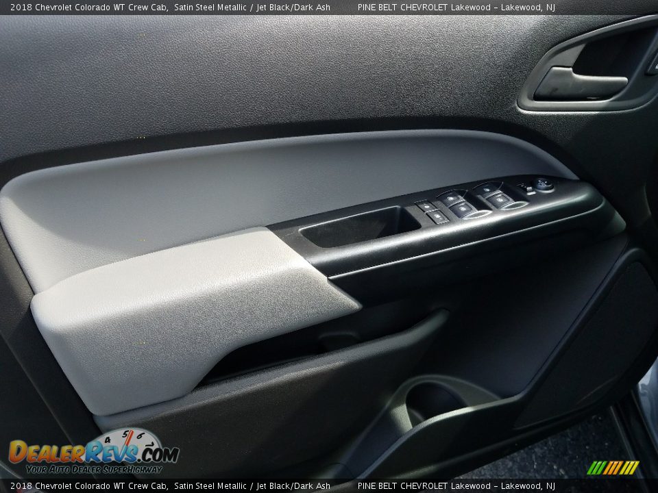 2018 Chevrolet Colorado WT Crew Cab Satin Steel Metallic / Jet Black/Dark Ash Photo #8
