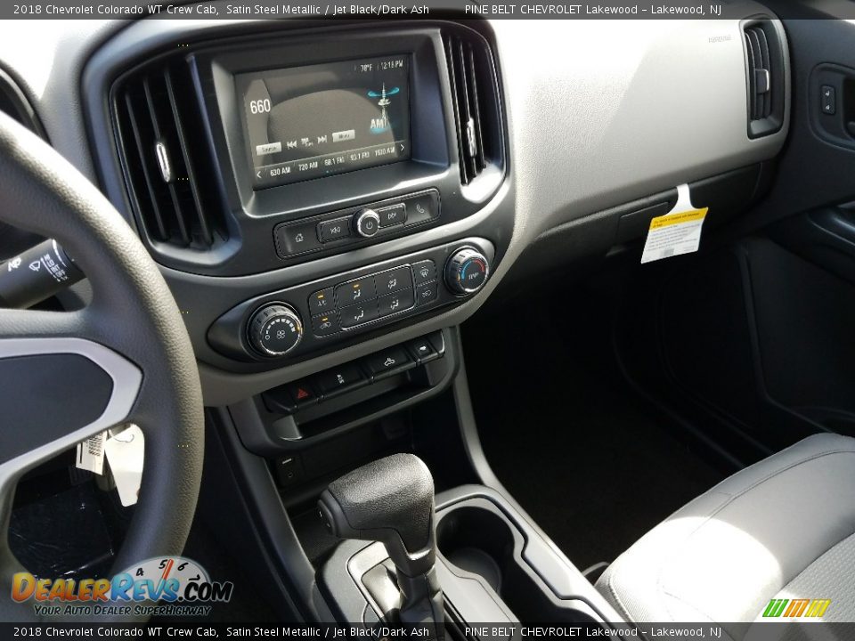 2018 Chevrolet Colorado WT Crew Cab Satin Steel Metallic / Jet Black/Dark Ash Photo #10