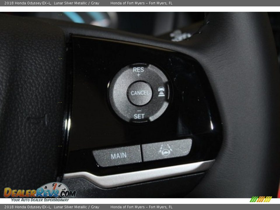 2018 Honda Odyssey EX-L Lunar Silver Metallic / Gray Photo #15